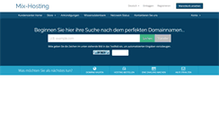 Desktop Screenshot of mix-hosting.com