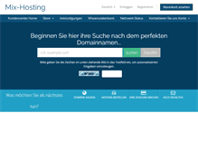 Tablet Screenshot of mix-hosting.com